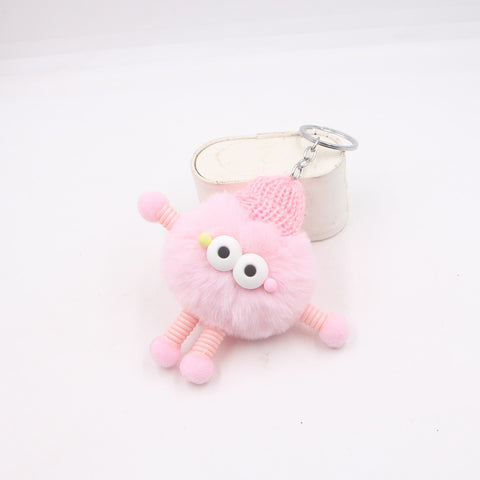 Plush Cars And Bags Keychain Ornaments