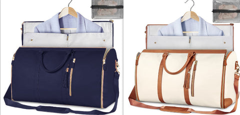 Sac de voyage polochon grande capacité, sac à main pour femme, sac à costume pliable, sacs fourre-tout étanches pour vêtements
