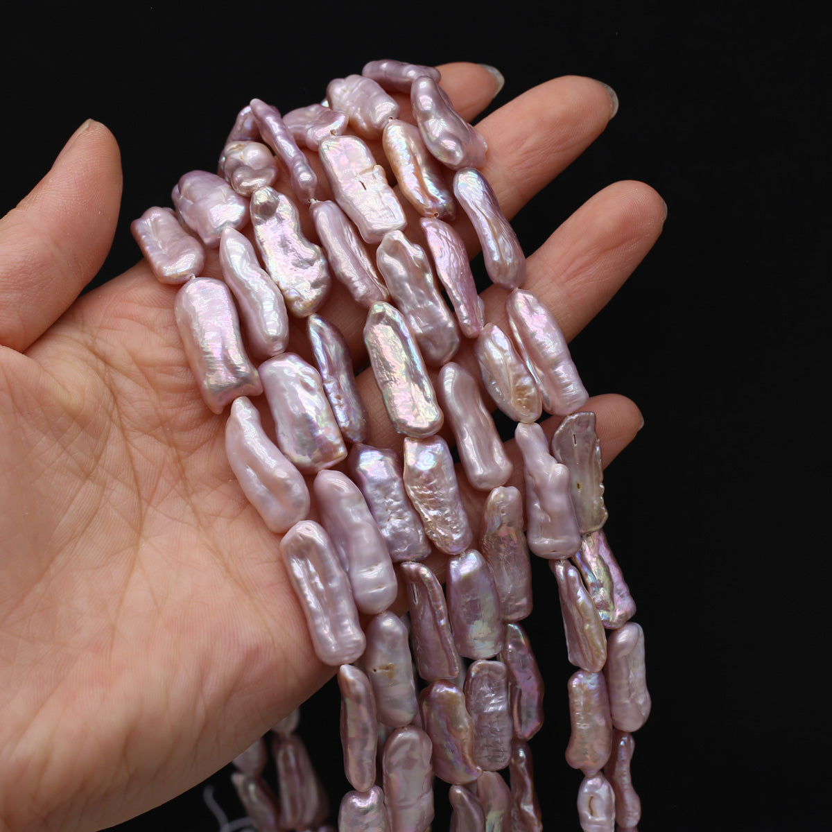 Buy Bright Water Purple Pearl Beads online at Fashionner.
