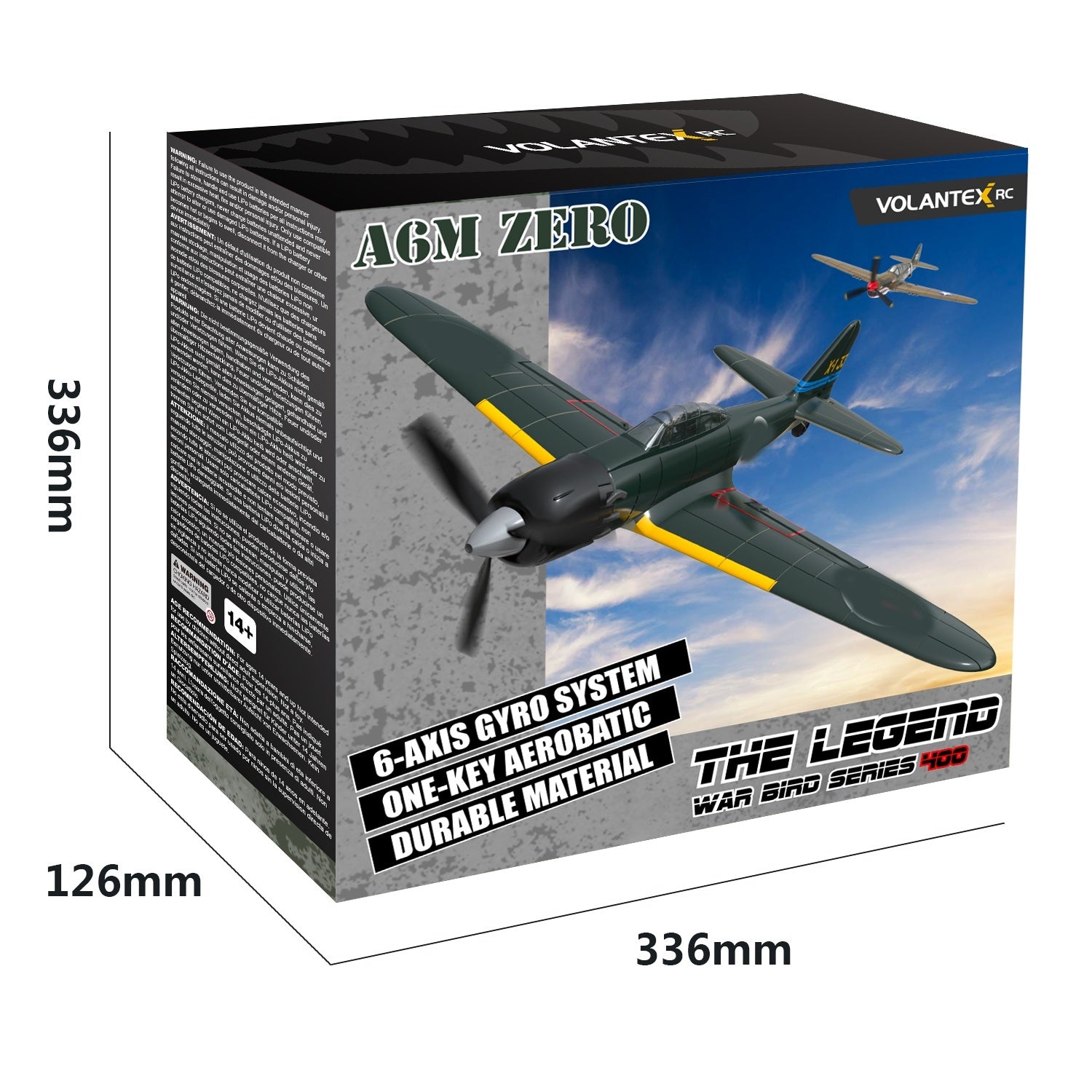 2ER0 Fighter Four-channel Drop-resistant Model Toy