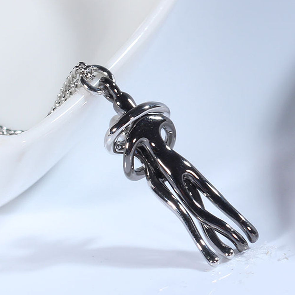 Buy S925 Sterling Silver Villain Hug Necklace online at Fashionner.