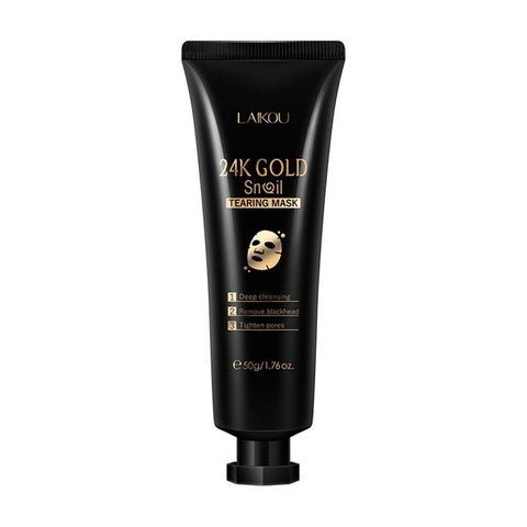 Masque Hydratant Détachable à la Bave d'Escargot et aux Feuilles d'Or