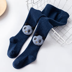 Infant Bottoming Combed Cotton Panda Children Pantyhose - Fashionner