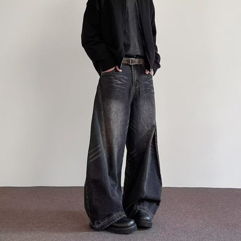 Pantalon large homme polyvalent, aspect haut de gamme, coupe décontractée, style urbain