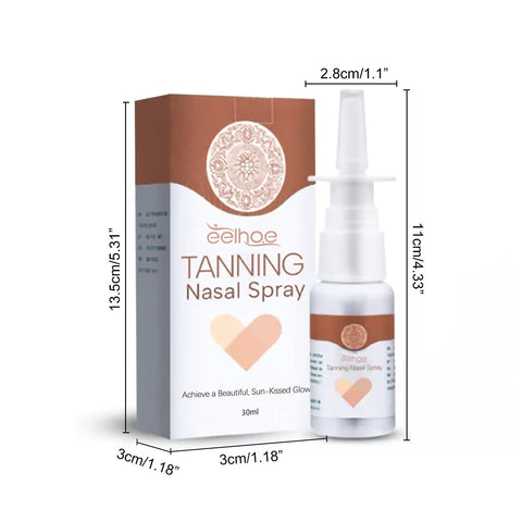 Spray Autobronzant EELHOE Aide au Bronzage Beauté Bronzage Peau de Blé Soin Corporel