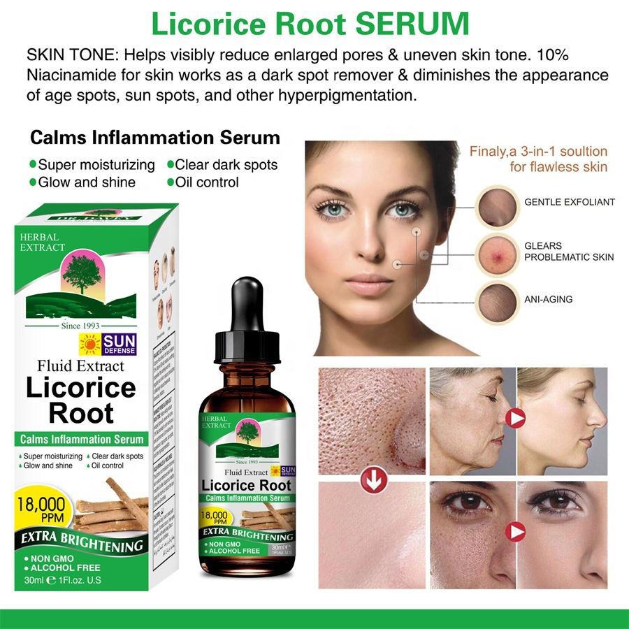 Cosmetic Facial Skin Care Licorice Root Fluoride - Fashionner