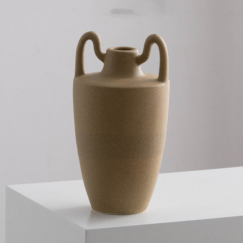 Vase décoratif en céramique artistique et littéraire pour hydroponie