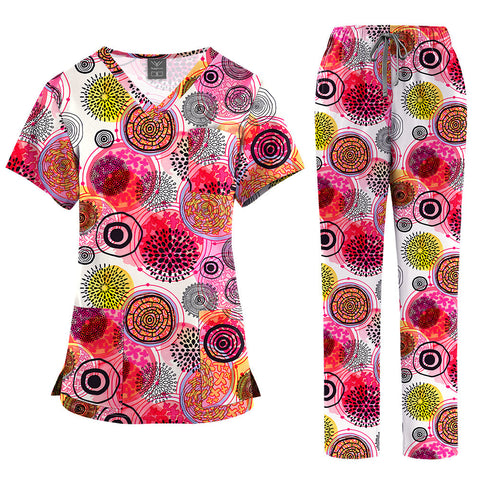 Printed Wash Comfortable Breathable Nurse Uniform