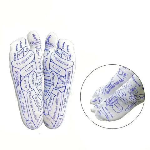 Reflexology Socks - Foot Massage Socks - Massage Relieve Tired Feet Socks Acupressure Foot Massager Reflexology Socks Foot Point Sock Foot Point Tool Physiotherapy Sock