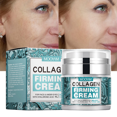 Crème Visage Anti-Rides à l'Acide Hyaluronique Hydratante Haute Hydratation Anti-Âge