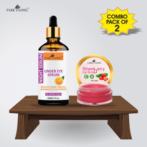 Park Daniel Sérum Contour des Yeux & Gommage Lèvres Fraise Lot de 2