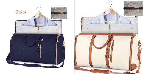 Sac de voyage polochon grande capacité, sac à main pour femme, sac à costume pliable, sacs fourre-tout étanches pour vêtements