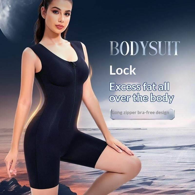 Buy Mermaid Zipper Panel Tummy-control & Buttock-lifting Shapewear Pants online at Fashionner.