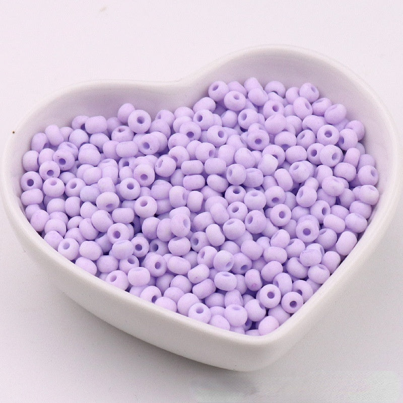 4mm Super Premium Macaron Glass Rice Beads