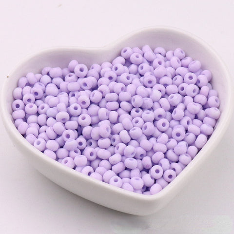 Perles de riz en verre Macaron Super Premium 4 mm