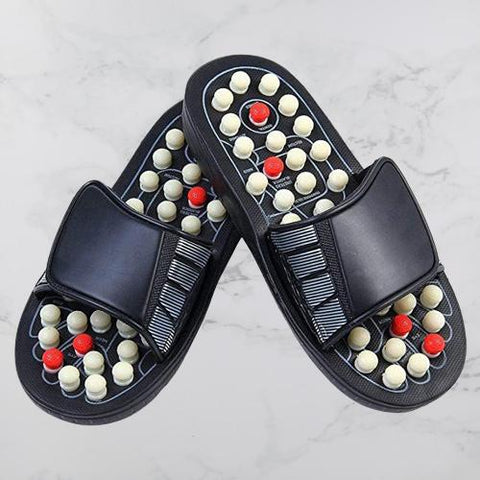 Chaussons de thérapie – Chaussons d'acupression et de thérapie manuelle magnétique Accu Paduka pour la circulation sanguine de tout le corps