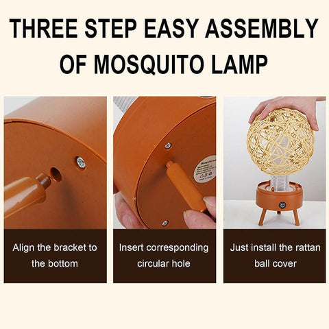Lampe anti-moustiques pour la maison avec LED électrique et veilleuse