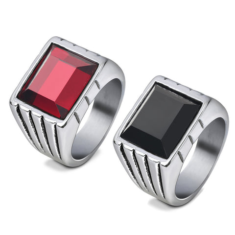 Bague de couple avec pierre précieuse