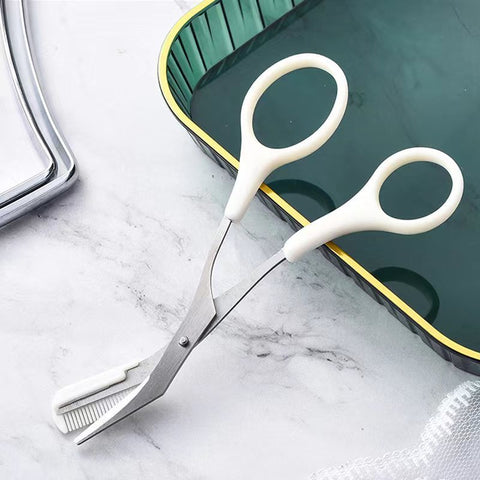 Couteau à sourcils avec peigne, courbé, lune, petits accessoires de beauté, gadgets