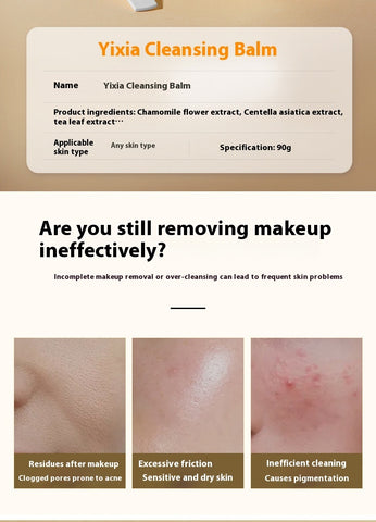 Crème Nettoyante Visage Lèvres Yeux Triple Action pour une Peau Douce et Propre