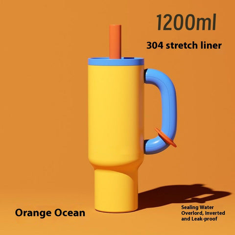 Dopamine Overlord Handle Straw Stainless Steel Vacuum Cup