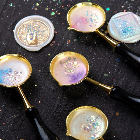 Fire Lacquer Seal Gold Powder Fire Lacquer Cream Glitter Beads