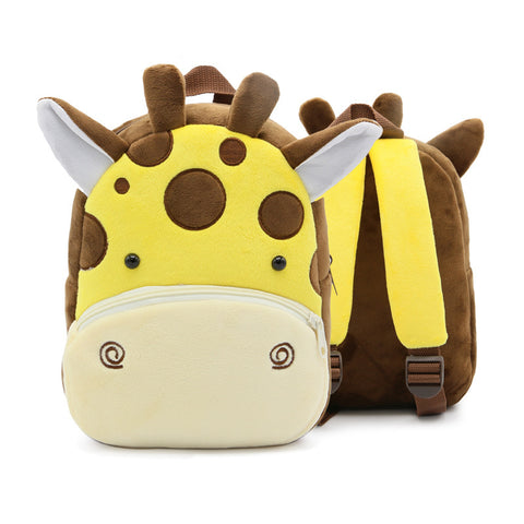 Sacs à dos en peluche mignons, cartables de maternelle de dessin animé, sacs de jouets d'animaux pour enfants