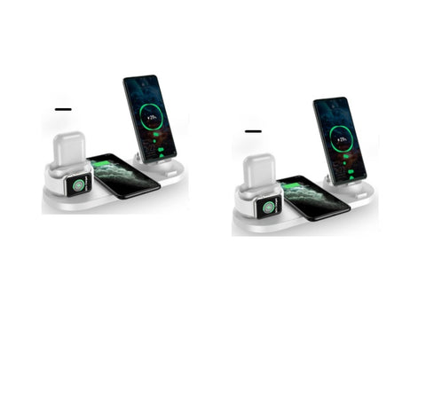 Réveil numérique à LED Veilleuse Chargeur sans fil magnétique