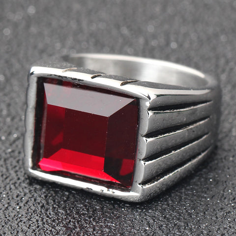 Bague de couple avec pierre précieuse