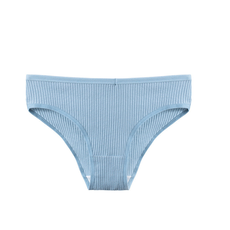 Women's Cotton Breathable Threaded Briefs - Fashionner
