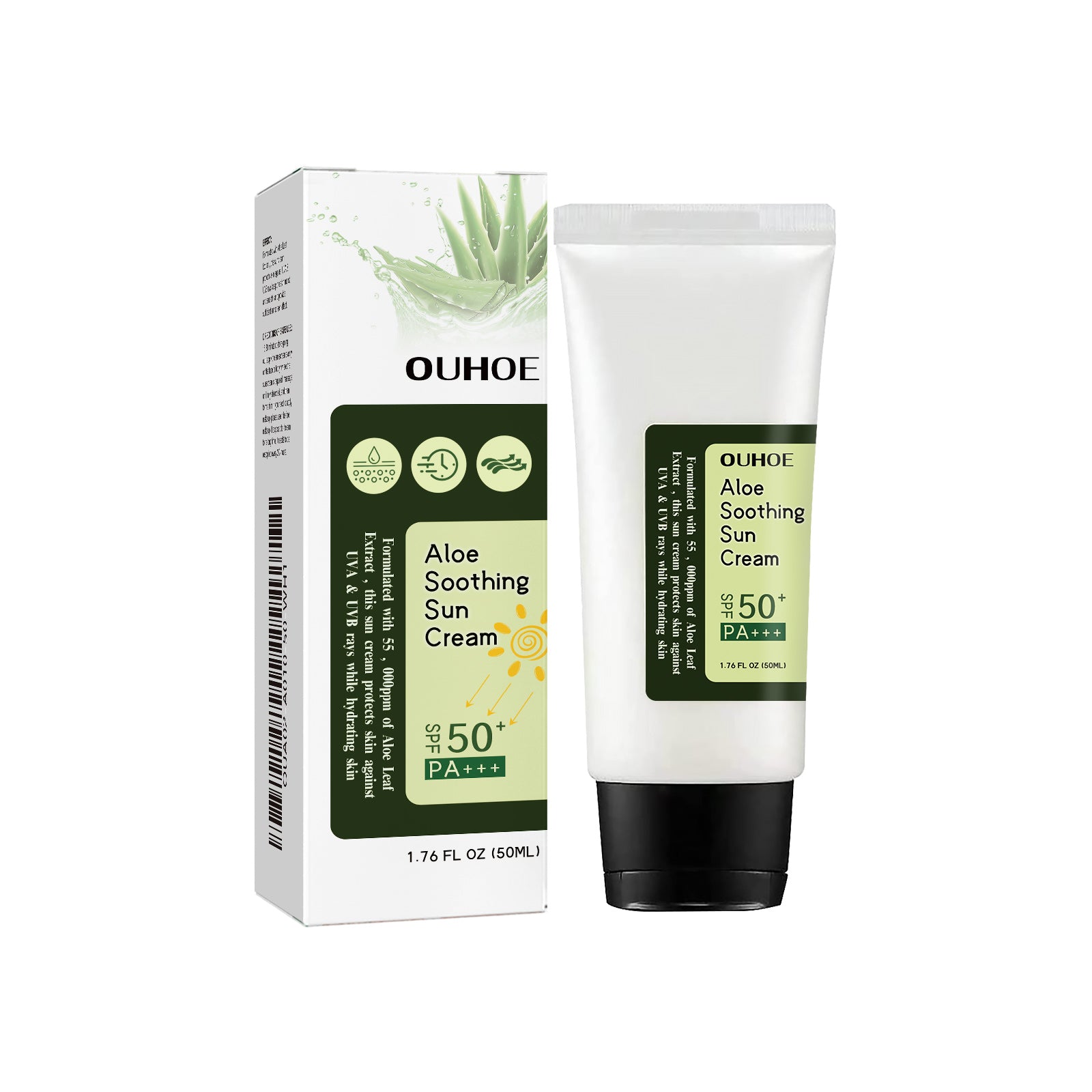 Buy Aloe Vera Protective Cream, Hydrating Fresh Isolating Uv Protection Cream online at Fashionner