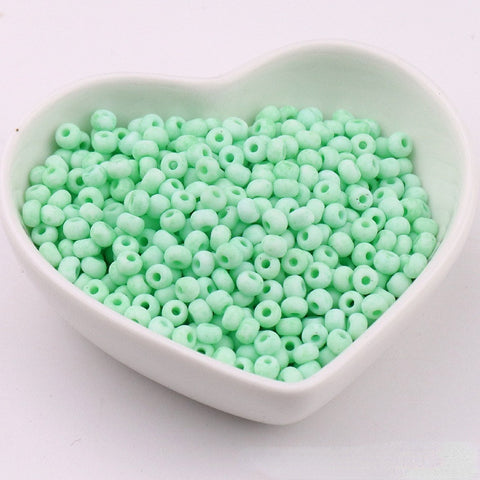 Perles de riz en verre Macaron Super Premium 4 mm