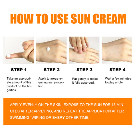 Protective Cream Moisturizes The Face, Body And Skin Protection Without Fake White Summer Refreshing Without Greasy