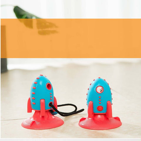Jouets Rocket Dog pour chiens : jouets qui fuient la nourriture, jouets mordants, jouets résistants aux morsures
