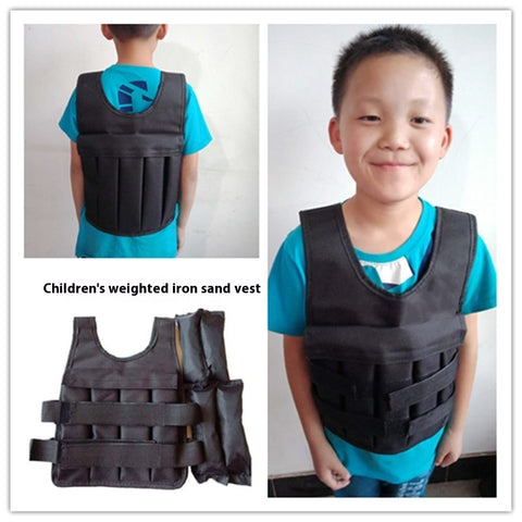 Gilet lesté réglable 2 kg/3 kg en voile pour enfants