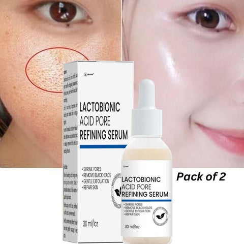 Sérum Affinant les Pores à l'Acide Lactobionique 30ML (Lot de 2)