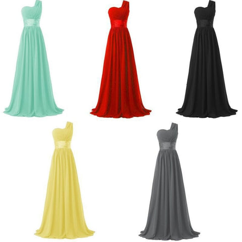 Longue robe de soirée de banquet multicolore