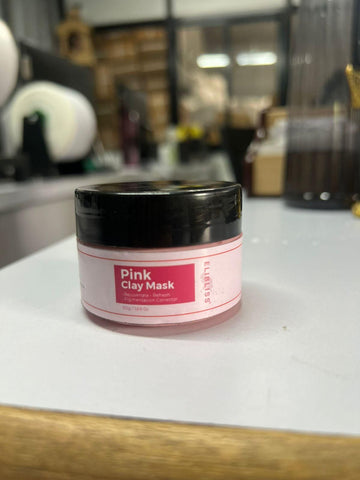 Masque visage à l'argile Rose, Curcuma, Charbon actif, Thé vert Matcha 50 g chacun Lot de 4