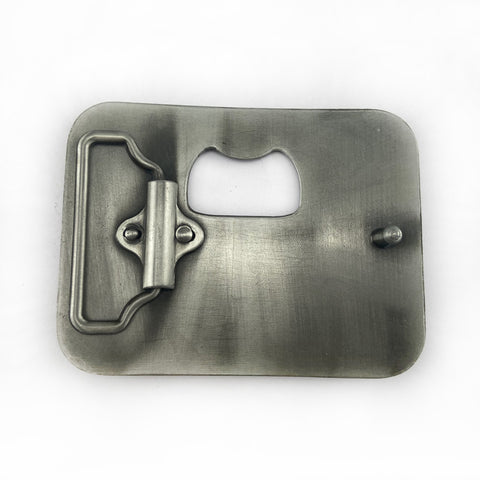 Boucle de ceinture décapsuleur tête de bœuf en alliage de zinc