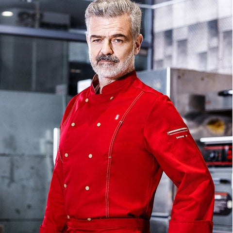 Men's And Women's Breathable Hotel Chef Head Work Uniform