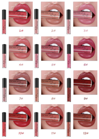 Gloss à lèvres à texture crème soyeuse Aliexpress Shopee Lèvres brillantes exclusives transfrontalières Rouge à lèvres