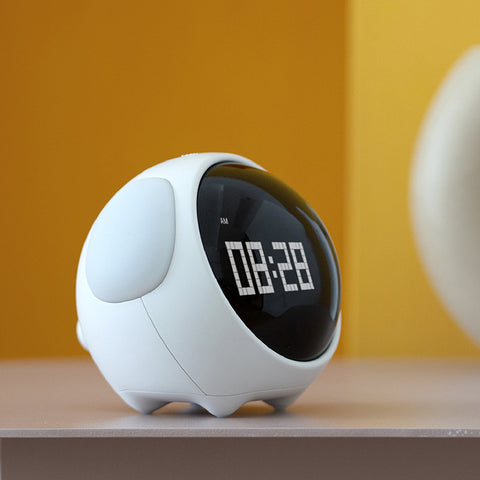 Réveil à expression, horloge électronique, veilleuse LED