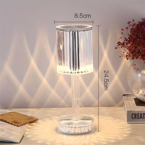 Lampe de table en cristal