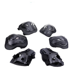Adult Protector Six-piece Skating Shoe Protector Balance Car Roller Skating Bicycle Adult Professional Fall Protection Knee Protection Set - Fashionner