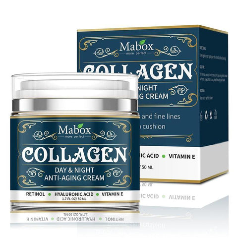 Crème Visage Hydratante au Collagène Produits de Soin Anti-Âge Crème Visage Hydratante Anti-Rides