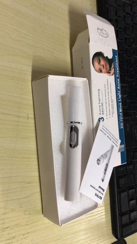 Stylo laser anti-acné à lumière bleue, dispositif de traitement pour l'élimination des cicatrices et des rides, équipement de beauté pour le soin de la peau