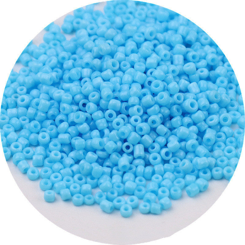 Painted Glass Rice Beads Mixed Colors