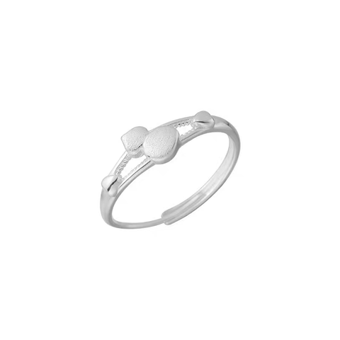 Buy 1 Piece 999 Sterling Silver Gourd Design Ring, Delicate Minimalist Style, Suitable For Daily Wear & Gifting online at Fashionner.