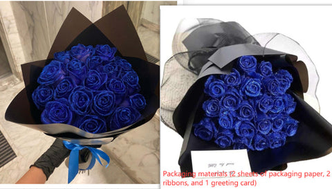 Bouquet de mariée personnalisé de la Saint-Valentin avec fleurs fraîches éternelles