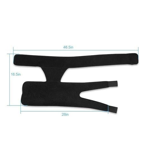 Attelle de compression pour la hanche pour blessures aux ischio-jambiers, entorses, nerf sciatique, fitness, course à pied et yoga